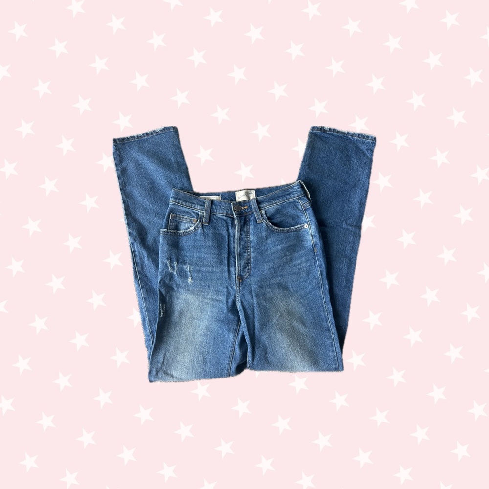 Old Navy Blue Straight Leg Jeans